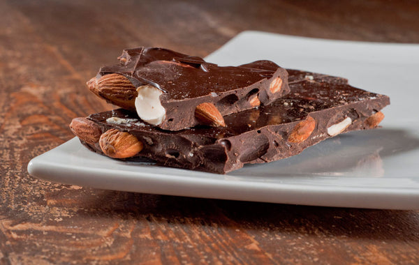 Dark Chocolate with Almond and Sea-salt